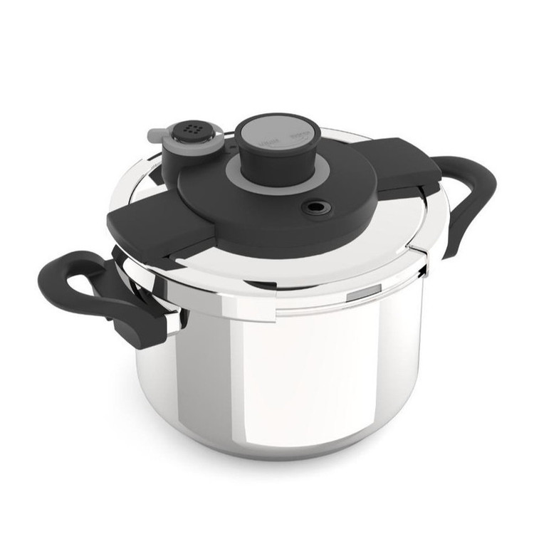 زودپز دوقلو پارس استیل مدل وستا گنجایش 4 و 6 لیتر(مشکی طوسی)