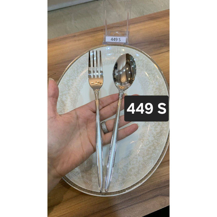 سرویس قاشق چنگال اس جی 143 پارچه 30 نفره مدل 449s