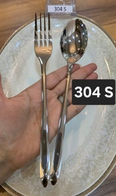 سرویس قاشق چنگال اس جی 143 پارچه 30 نفره مدل 304s
